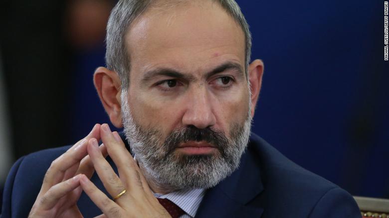 Armenian Prime Minister says he is facing an attempted 'military coup' after army demands his resignation