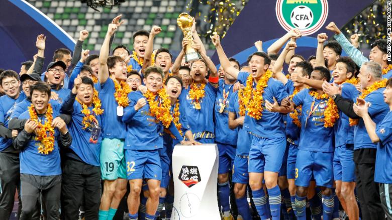 Reigning Chinese Super League champion Jiangsu FC 'ceases operations'
