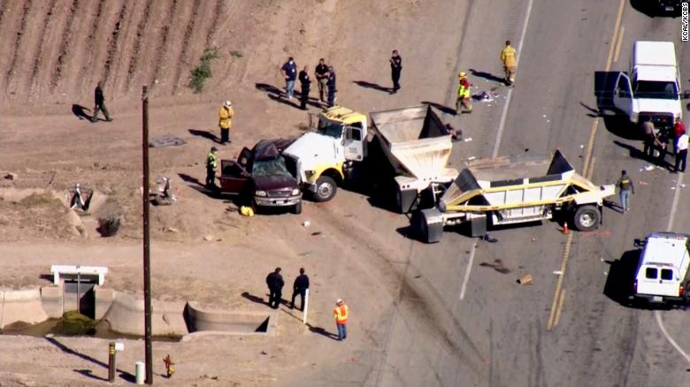 At least 15 die in California crash