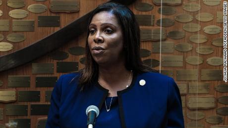 New York State Attorney General Letitia James speaks at a news conference on September 20, 2020 in Rochester, New York. 