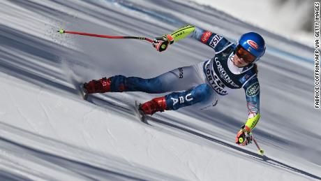 Mikaela Shiffrin bei den FIS-Ski-Weltmeisterschaften in Cortina.