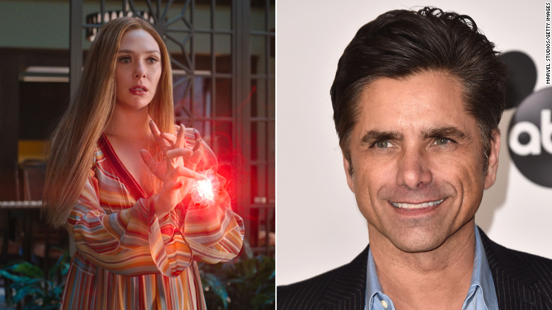 John Stamos posts a precious tribute to Elizabeth Olsen for the finale of 'WandaVision'