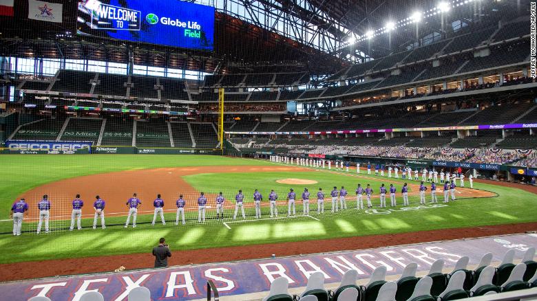 MLB's Texas Rangers could be the first team with a full house since the pandemic stopped sports