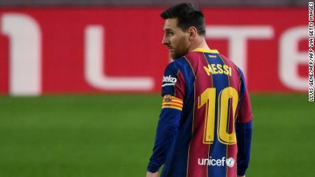 Lionel Messi erreichte den Rekord von Xavi für den Verein. 