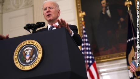 Biden: It&#39;s &#39;reassuring&#39; to see companies speaking up about restrictive voting laws