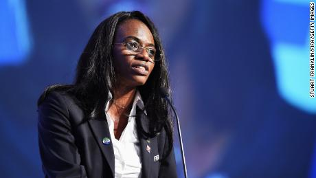 Isha Johansen is the first West African woman elected to FIFA&#39;s council. 
