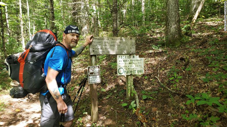 Despite his Parkinson's disease, this man aims to hike the entire Appalachian Trail