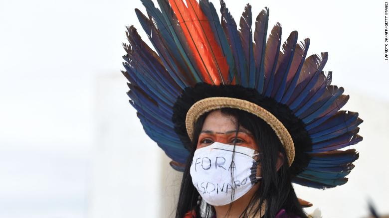 Brazil's indigenous tribes protest bill that would allow commercial mining on their land