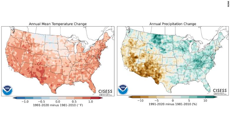 Climate change clearly visible as NOAA prepares to release new 'normals'