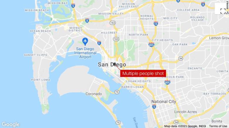 1 person is dead and multiple people shot in downtown San Diego with suspect in custody, police say