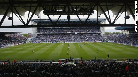 Maine Road hosts it&#39;s last league game as Manchester City face Southampton in the Premiership on May 11, 2003.