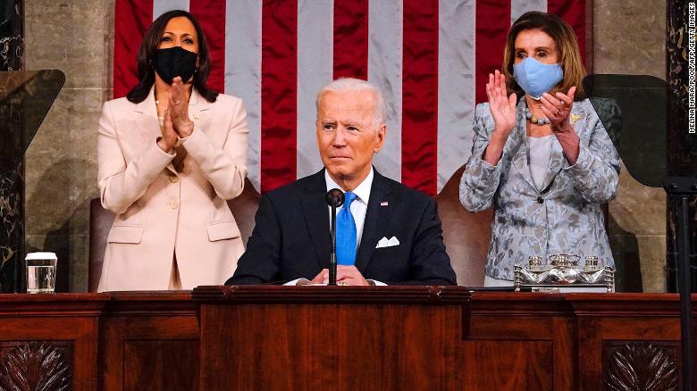 Here's how long Biden spoke on different issues in the joint address