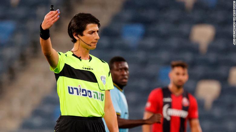 Transgender soccer referee makes Israeli sports history