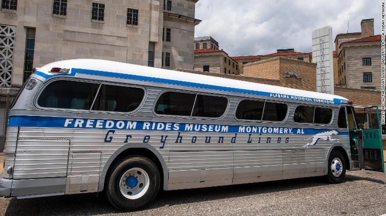 Vintage Greyhound bus is restored to commemorate the Freedom Rides' 60th anniversary