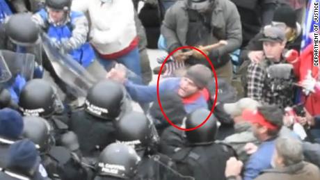 Landon Copeland au Capitole des États-Unis le 6 janvier. Photo du ministère de la Justice.