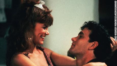 Tawny Kitaen with Tom Hanks in &quot;Bachelor Party&quot;