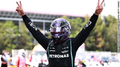 Lewis Hamilton clinched win number 98 of his Formula One career.