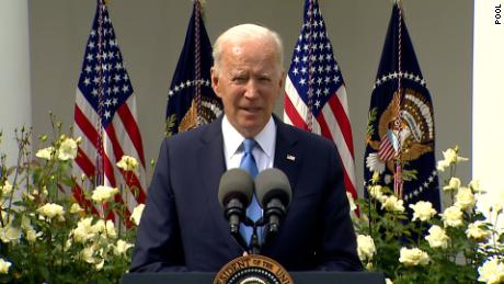 Biden touts new CDC mask guidance as &#39;a great day for America&#39;