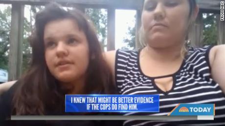 Alyssa, left, speaks on NBC&#39;s &quot;Today Show&quot; about narrowly escaping an alleged kidnapping attempt this week while she waited at her bus stop.