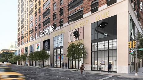 ارائه فروشگاه Google Store جدید در چلسی ، منهتن ، که تابستان سال 2021 برای عموم آزاد خواهد بود. 