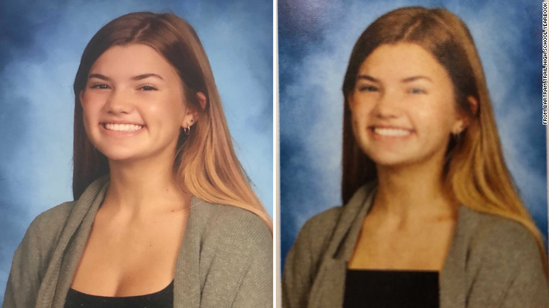 Parents, students angered after 80 female students' yearbook photos are altered to mask cleavage