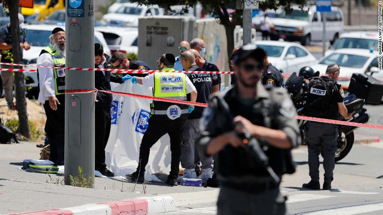 Two stabbed near Jerusalem's Sheikh Jarrah neighborhood, attacker shot and killed