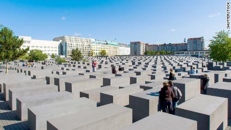 The Memorial to the Murdered Jews of Europe in Berlin, Germany.