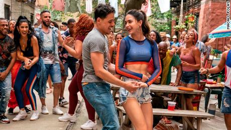 Anthony Ramos and Melissa Barrera in the musical &#39;In the Heights.&#39;