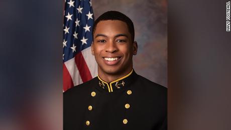 Cameron Kinley was captain of the US Naval Academy&#39;s football team this past year.