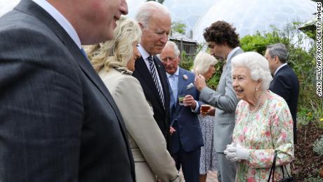 President Biden and the first lady meet Queen Elizabeth II after his first G7 summit