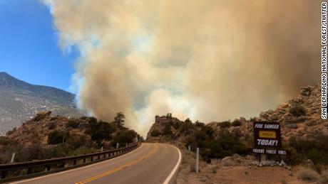 Western wildfires spread through California and Arizona as drought furthers extreme fire conditions