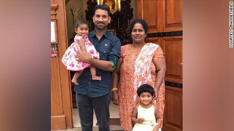 The family was living in the Queensland country town of Biloela when Australian Border Force agents detained them ahead of their planned removal from Australia.