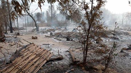 Junta troops burn Myanmar village to the ground after fighting, residents say 