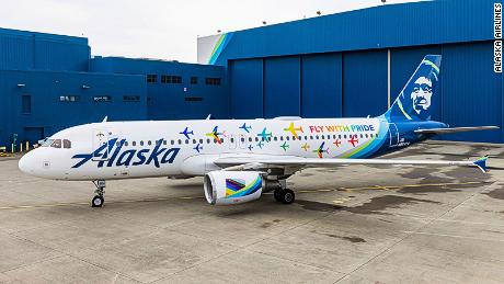 Alaska Airlines reveals new Pride-themed livery