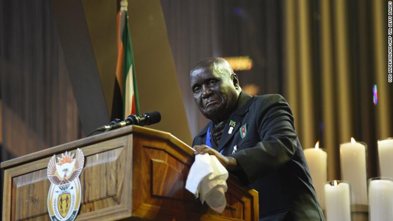 Kenneth Kaunda, Zambia's charismatic first president, is dead at 97