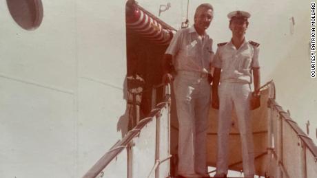 Angelo Capurro as a young officer cadet on the cruise ship Oceanic in the south of Italy in 1978.