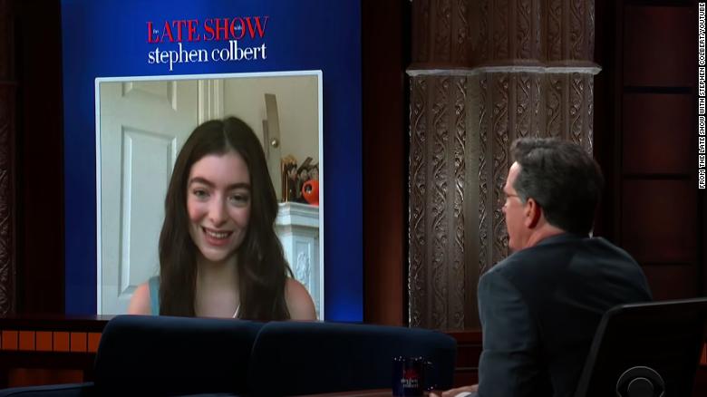 Lorde talks about her new album on 'The Late Show With Stephen Colbert'