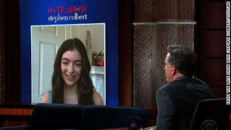 Lorde talks about her new album on &#39;The Late Show With Stephen Colbert&#39;