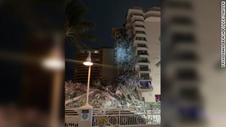 Live updates: Partial building collapse near Miami