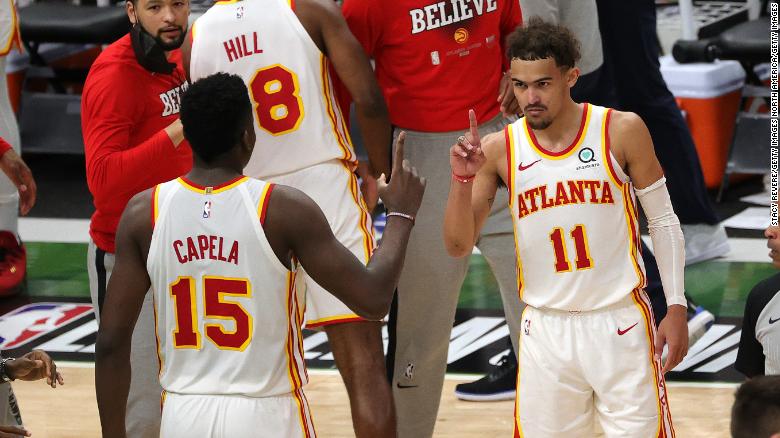 Trae Young scores 48 points as Atlanta Hawks beat Milwaukee Bucks in Eastern Conference finals opener