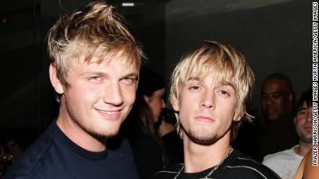 Musicians Nick Carter and Aaron Carter, here in 2006, have been open about the impact of young fame on their family.