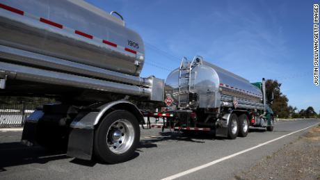 Some US gas stations are running dry because of a shortage of truckers