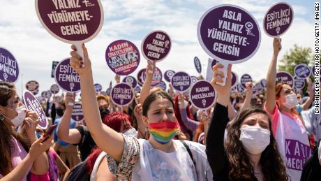 Turkey formally quits treaty to prevent violence against women