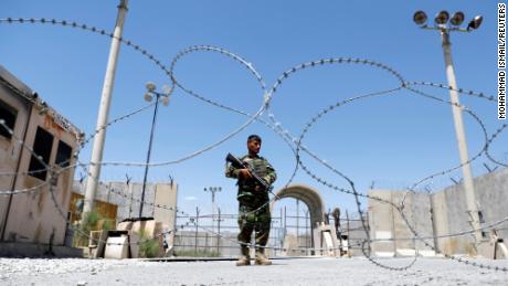 Al Qaeda and Taliban members among thousands of prisoners left under Afghan control in jail next to deserted US air base