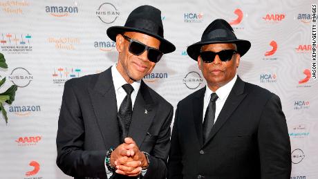 Jimmy Jam (left) and Terry Lewis (right) attend the National Museum of African American Music&#39;s &quot;Celebration of Legends&quot; benefit concert in Nashville, Tennessee, June 17. 