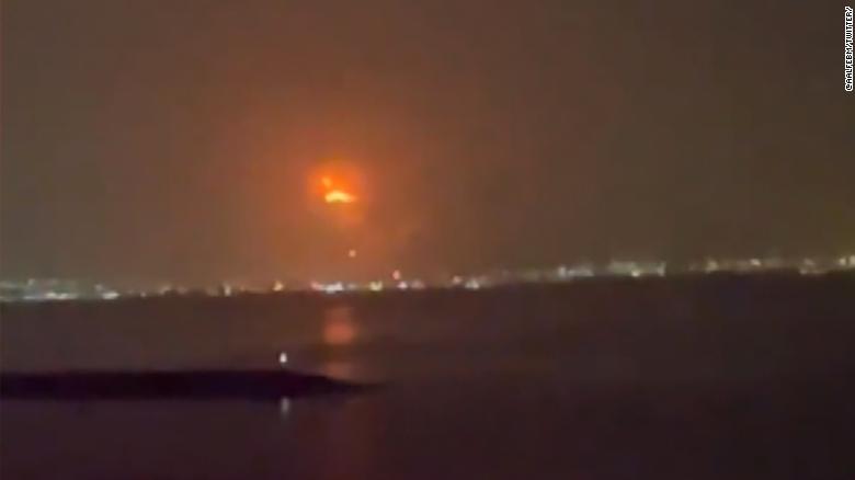 Fire rips through Dubai port after explosion inside a ship's container