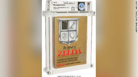This sealed version of The Legend of Zelda sold for $870,000 on Friday.
