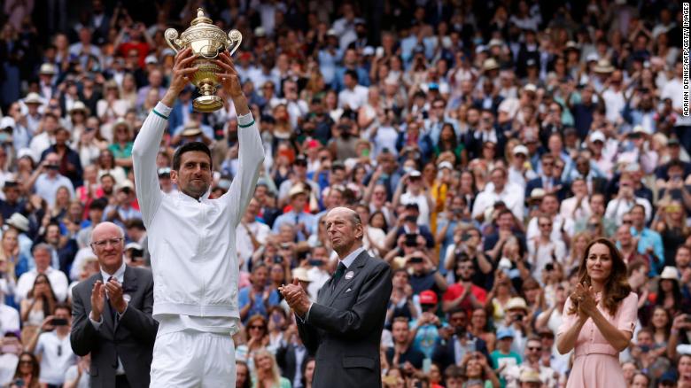 Novak Djokovic gana el vigésimo título de Grand Slam tras vencer a Matteo Berrettini en la final de Wimbledon