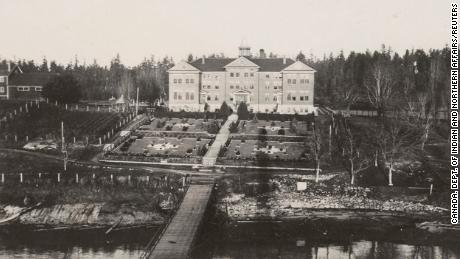 The Kuper Island Residential School in British Columbia is picured in this June 19, 1941, archive photo.