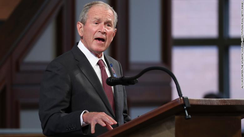 ジョージW. ブッシュ大統領は、アフガニスタンからの米軍撤退の結果は 